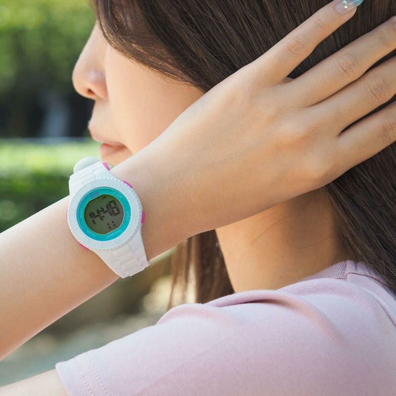 ◆ICE-WATCH◆アイスウォッチ ICE digit - ホワイトターコイズ ICE digit - ホワイトターコイズ - スモール | アイスウォッチ
