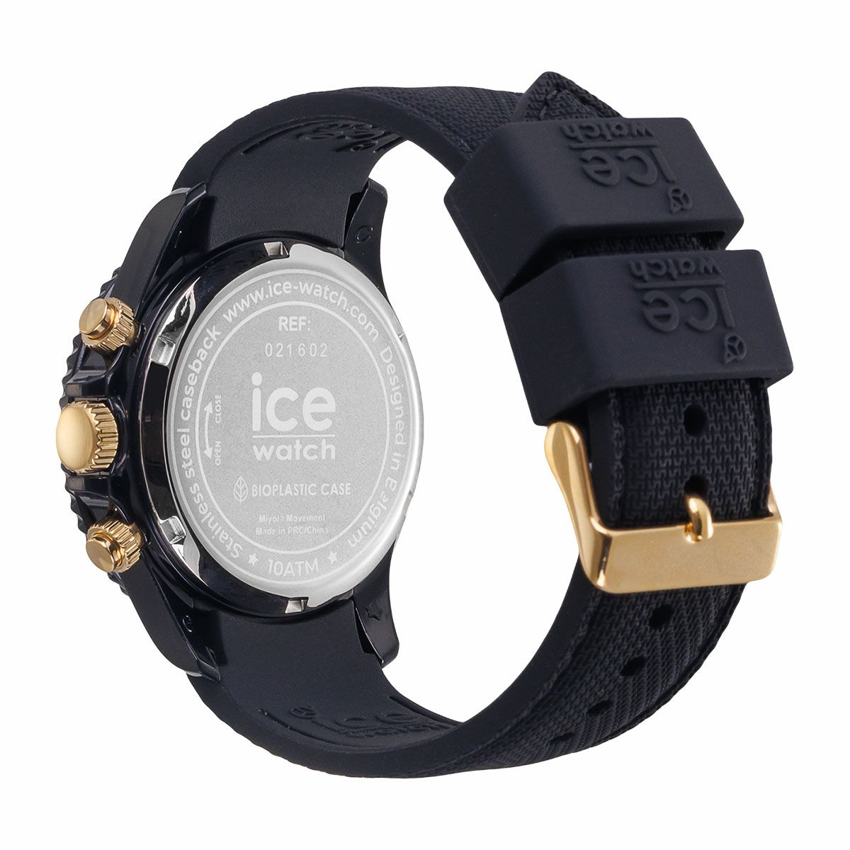 ICE chrono - ブラックゴールド - ミディアム | ice-watch アイス 
