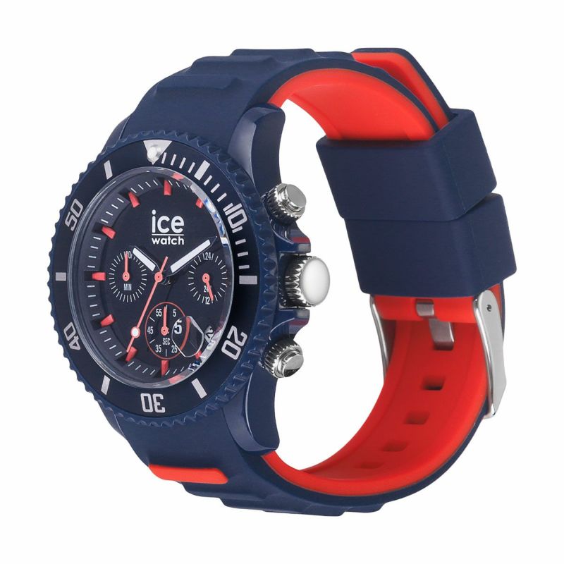 ◆ICE-WATCH◆アイスウォッチ ICE chrono ダークブルー ICE chrono - ダークブルー - ミディアム | アイスウォッチ公式