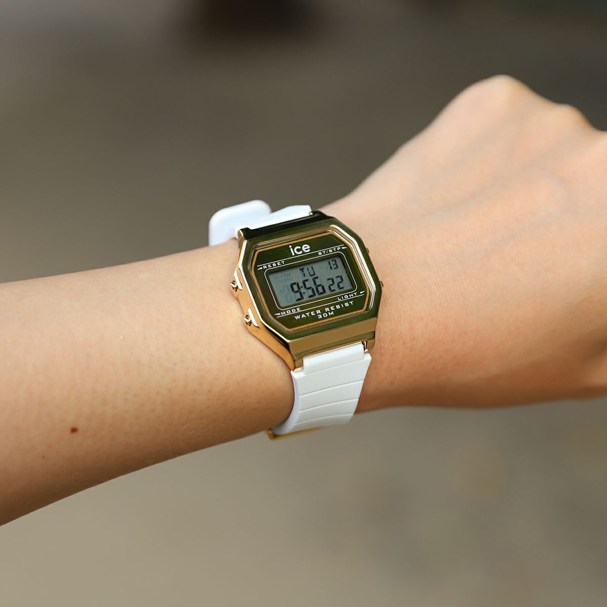 ICE digit retro metal - メタルゴールドミラー - スモール | アイス