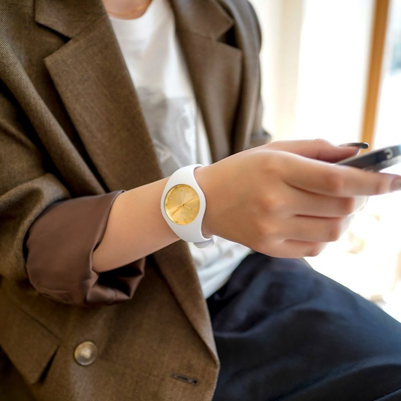 ◆ICE-WATCH◆アイスウォッチ ICE glam ナンバーズ ホワイト ICE glam - ホワイトローズゴールド - ナンバーズ - エクストラ
