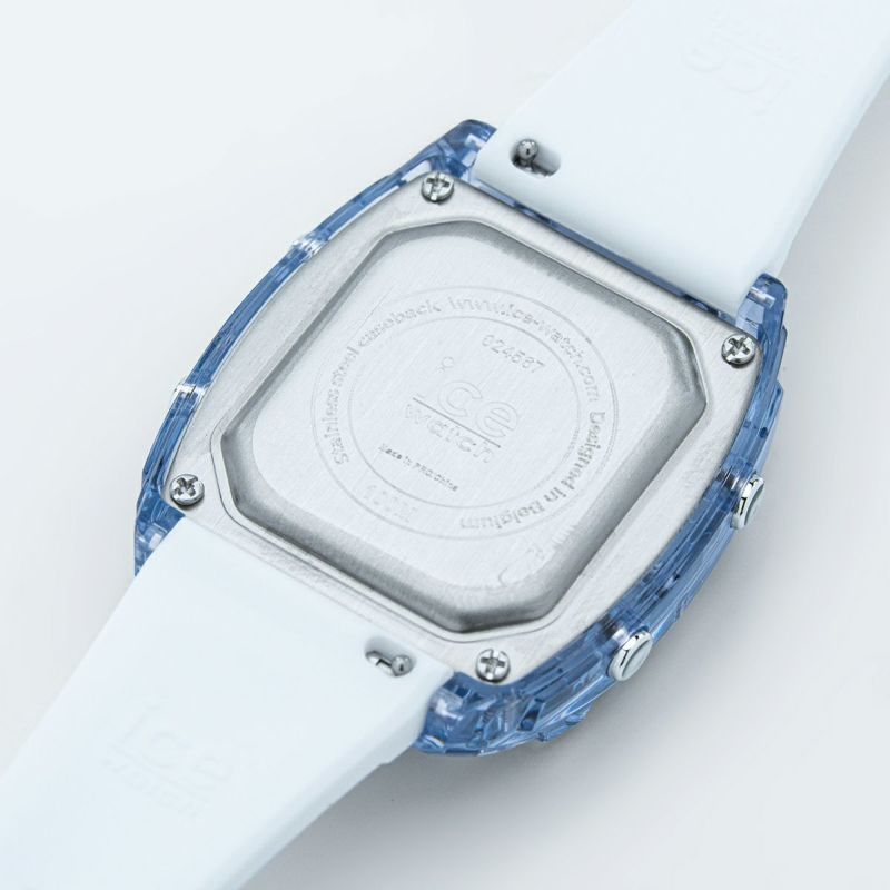 ice watch lCE BOLIDAY クリアブルー ICE digit boliday - ホワイト - クリアブルー - シルバー